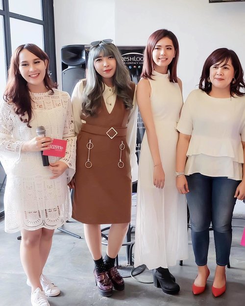 Had so much fun sharing my passion with all beauty #clozetters yesterday at @clozetteid X FreshLook event!!
.
This was my fourth event that i've been chosen to speak and it's always so much fun.

Thanks for having me!! ❤❤❤ #ClozetteID #FreshLookID #FreshSelfieLookMDN #medanbeautygram #fashionblogger