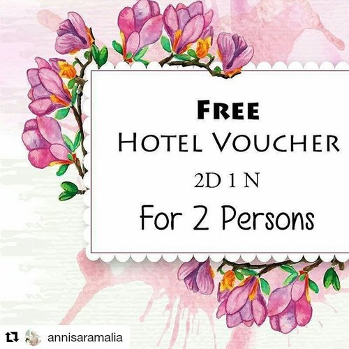 Bismillah.. I (and so does my hubby) want this 😍😍😍 @annisaramalia #annisaramaliagiveaway .

#Repost @annisaramalia with @repostapp
・・・
To celebrate my 4th wedding anniversary, i would like to share my joyness to my followers by doing not only one but TWO HUGE GIVEAWAY.

How to enter:
1. Follow @annisaramalia
2. Repost foto hadiah yg kamu inginkan dan tag aku cukup 1x aja (you may repost and join both) dengan hashtag #annisaramaliagiveaway
3. Open for everyone (Personal and online shop may join)
4. No fake or giveaway account.

There will be 2 lucky winners, yang akan dapetin.
1. Voucher menginap, 4-stars hotel di Bandung, 2D1N, and include breakfast for 2 persons

2. Original Makeup set, includes:
- pouch makeup @fossil authentic
- "the rebel" style eyecon no.3 Marc Jacobs
- "lovemarc" lipstick Marc Jacobs
- "try me on" dazzleshadow MAC
- nail polish Sephora
- "pink champagne" roller ball, eau de parfum, @inloveparfums
- "raspberry pink" hair color from @beautylabo
- red ginseng cellulose sheet mask #soyou #korea

Giveaway starts from 1st april until 30 april 2017, pemenang akan diundi dan diumumkan pada 1 mei 2017.

Pssstt, akan ada hadiah tambahan, yaitu Eau De Perfume from Zara original utk followers yang aktif spam like dan comment di foto2 aku.

#giveaway #ClozetteID #giveawaymakeup #giveawayvoucherhotel #anniversary #giveawayindo #beautyblogger #mommyblogger