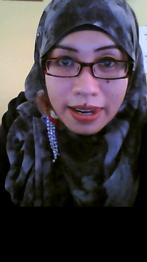 Simple hijab for work