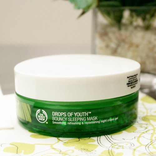 Be a sleeping beauty with The Body Shop Bouncy Sleeping Mask