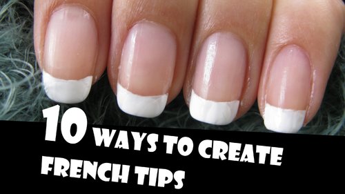 10 WAYS TO CREATE FRENCH TIPS MANICURES | GIVEAWAY WINNERS | HOW TO BASICS | NAIL ART - YouTube