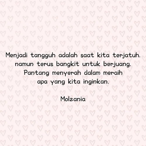 🌺BERHENTI SEJENAK IT'S OKAY🌺
.
.
🌸Ada kalanya kita merasa lelah dalam semua usaha untuk mencapai apa yang kita impikan.
🌸Itu rasanya begitu sulit untuk kita raih.
🌸Suara-suara sumbang dan pengalaman buruk masa lalu menghantui kita.
🌸Tapi ingatlah kita sudah sejauh ini berusaha. Akan ada suatu masa kalau ini akan berhasil.
🌸Hidup di dunia itu sesungguhnya perjuangan. Istirahat sejenak bukan berarti mengendorkan doa dan kerja keras.
.
.
#melangitkandoa
#quotesoftheday
#molzaniaquotes
#hardwork
#lifestyle
#success
#QuoteBaper 
#quoteoftheday 
#quotesindonesia 
#clozetteid
#disabilityright 
#disabledblogger 
#disabledlife 
#disabilityawareness 
#disabled 
#BloggerLife 
#quotestoliveby 
#quotes🖋 
#dailyquote 
#dailymotivation 
#motivation 
#motivationquotes
#instagram