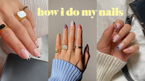 HOW I DO CUTE & EASY NAILS FOR 2021 - YouTube