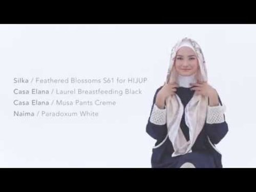 Tutorial Hijab Segi Empat by Audy Antawidjaja - YouTube