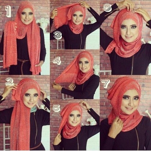 glitter hijab