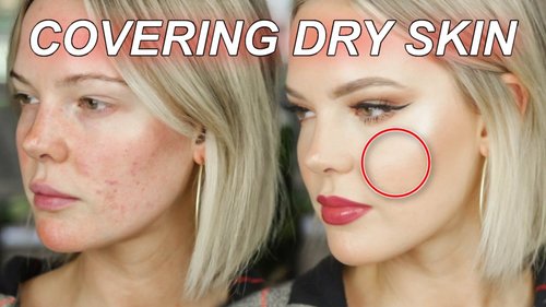 EXTREMELY DRY SKIN FOUNDATION ROUTINE *surprising makeup tips* // @ImMalloryBrooke x GoodHabit - YouTube