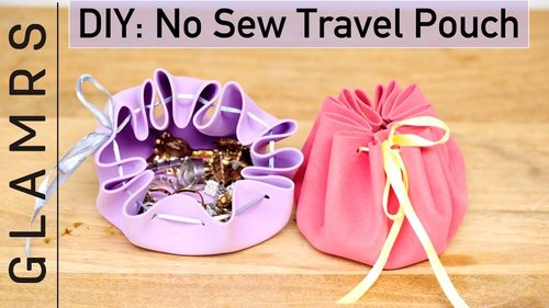 DIY No Sew Pouch - Easy and Creative | Pouch To Keep Jewellery, Coins, Earphones, etc. - YouTube