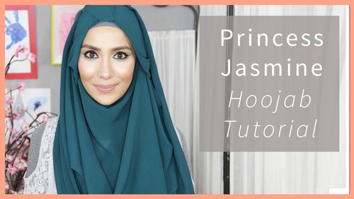 TUTORIAL | PRINCESS JASMINE HOOJAB | Amena - YouTube