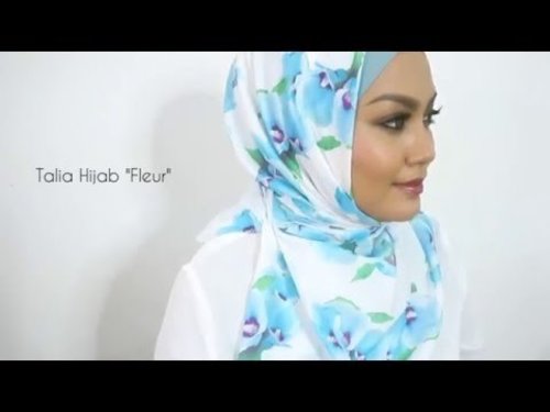 Hijab Tutorial - Talia Hijab ( Semi Instant Hijab ) - YouTube