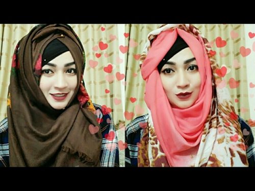Easy 3 Minutes Hijab tutorial with Covering chest | Pari ZaaD â¤ - YouTube