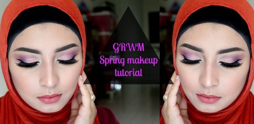 GRWM - Spring makeup tutorial - Zezahbaragbah - YouTube