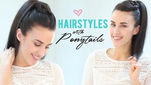 Easy hairstyles with ponytails - YouTube