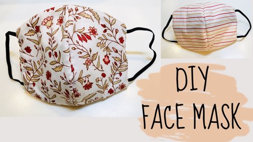 DIY: How to sew Face Mask | NO Sewing Machine! - YouTube