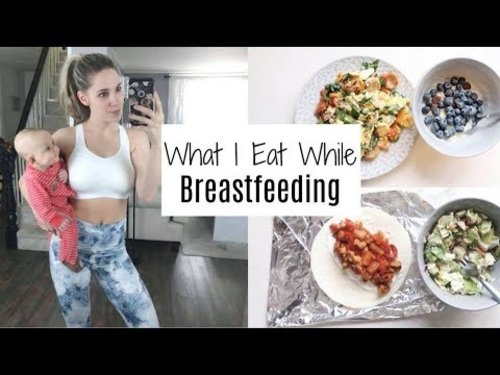 Healthy What I Eat In A Day | While Breastfeeding | Postpartum - YouTube