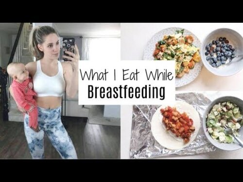 Healthy What I Eat In A Day | While Breastfeeding | Postpartum - YouTube