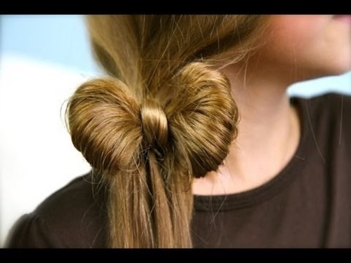 Ponytail Bow | Back-to-School | Cute Girls Hairstyles - YouTube