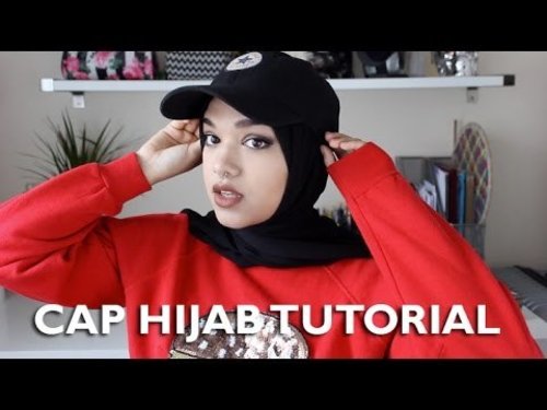 Cap Hijab Tutorial - YouTube