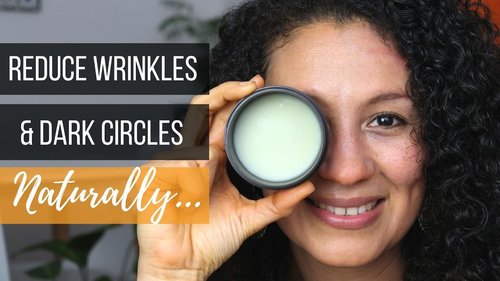 EASIEST DIY eye cream for DARK CIRCLES & fine lines | 100% from natureð | Make it ZERO waste ð - YouTube