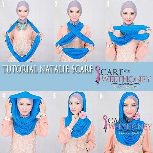 tutorial scarf hijab