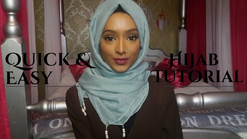 â¡ Quick 2 minute hijab tutorial | ft hausofmodesty - YouTube