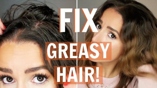 Make GREASY/FINE Hair Look FULL/CLEAN!! - YouTube