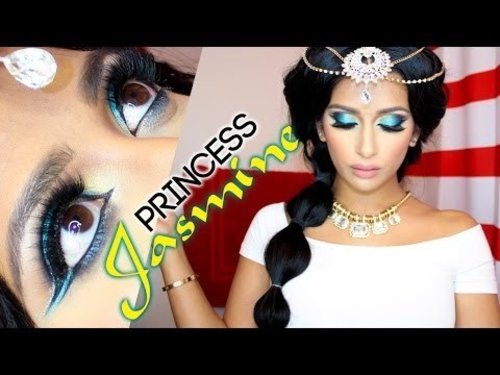 Princess Jasmine â¥ Makeup &amp; Hair Tutorial - YouTube