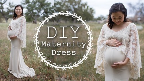 DIY Maternity Dress | Thrifted Transformations Ep. 72 - YouTube