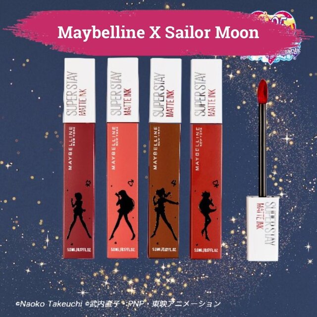 Tunjuk tangan yang saat kecil dulu hobi banget nonton Sailor Moon!🙋🏻♀️ siap-siap bernostalgia karena Maybelline baru saja mengeluarkan kolaborasi terbarunya bersama anime asal Jepang ini. Terdiri dari 4 shade Superstay Matte Ink Liquid Lipstick, Hypersharp Liquid Liner, dan Lashionista Mascara dengan kemasan bertema Sailor Moon yang super menggemaskan. Sementara waktu, kolaborasi ini dikabarkan akan menjadi koleksi limited edition yang hanya dijual di Asia.So.... dengan kekuatan bulan, kolaborasi ini akan menjadi koleksi makeup favoritmu!🌙📷 sailormoon-official.com#ClozetteID #ClozetteXCoolJapan #ClozetteIDCoolJapan #maybelline #sailormoon #maybellinexsailormoon