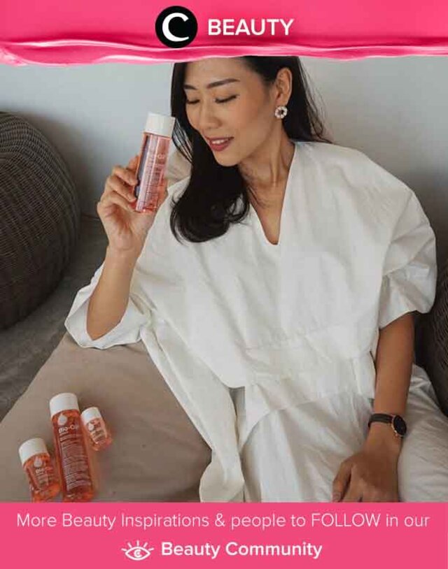 Kerap terpapar AC membuat Clozetter @janejaneveroo memilih Bio-Oil untuk mengatasi permasalahan kulit keringnya. Kalau kamu, apa senjata andalanmu untuk kulit kering? Yuk, share juga bersama Clozette di Beauty Community.