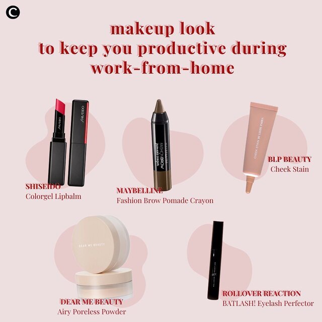 Work from home day........*lost counting*😛 hari keberapa pun kamu WFH sekarang, semoga kamu tetap produktif melakukan segala kegiatanmu, ya! Salah satu kunci untuk tetap produktif saat wfh adalah dengan berpenampilan bagaimana selayaknya kamu ke kantor. Menggunakan makeup juga bisa mendorong semangatmu bekerja dari rumah, lho! Mumpung #dirumahaja kamu bisa menggunakan make up yang simple saja seperti rekomendasi dari Clozette berikut ini✨.#ClozetteID #ClozetteIDCoolJapan #ClozetteXCoolJapan