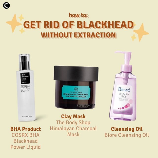 Bukan hanya jerawat, blackhead atau komedo juga bisa jadi salah satu teman baru yang muncul pada wajah kalau pori-porimu tersumbat sebum dan kotoran lalu teroksidasi oleh udara, lho! Berbeda dengan jerawat, blackhead biasanya berukuran kecil dan berwarna hitam namun bisa datang keroyokan, bikin sebal!.Sebenarnya, banyak cara untuk menghilangkan blackhead seperti porepack dan ekstraksi, tapi ternyata cara-cara tersebut kurang efektif, lho, Clozetters! Porepack hanya akan mencabut bagian terluar dan teratas dari blackhead, meninggalkan akarnya yang tetap tertanam pada kulit kita, sementara ekstraksi nggak jarang malah menimbulkan iritasi atau jerawat..Clozette mengintip cara menghilangkan blackhead paling efektif ala beauty guru Liah Yoo, yaitu dengan melakukan 3 step berikut: pertama aplikasikan produk BHA selama 10 menit, setelah dibilas kamu bisa melanjutkan dengan mengaplikasikan clay mask selama 15 menit, setelah clay mask menering kamu bisa membilasnya dengan air lalu aplikasikan oil cleanser dan diamkan selama 15 menit sebelum melakukan pijat pelan selama 2-3 menit, and voila! Blackhead hilang sampai akarnya. #ClozetteID #ClozetteIDCoolJapan #ClozetteXCoolJapan