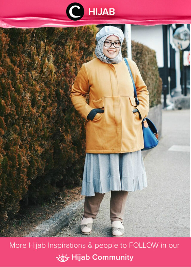 Love the way she adding layer of the cloth for Hijab style inpiration. Simak inspirasi gaya Hijab dari para Clozetters hari ini di Hijab Community. Image shared by Clozette Ambassador: @indahRP. Yuk, share juga gaya hijab andalan kamu
