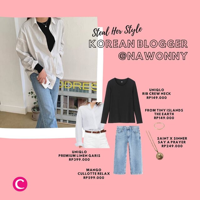 Tampil kasual dengan kemeja? Bisa, kok. Seperti gaya blogger asal Korea Selatan, @nawonny yang satu ini. Jangan lupa tambahkan aksesoris sederhana supaya kesan clean dan minimalis-nya tetap terlihat, Clozetters.
.
#ClozetteID #ClozetteIDCoolJapan #ClozetteXCoolJapan #KoreanStyle #KoreanFashion #StealHerStyle #KoreanOOTD #OOTD #KoreanStreetStyle #StreetStyle
