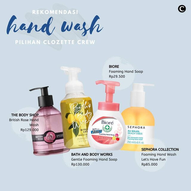Salah satu pencegahan virus corona adalah dengan cara rajin mencuci tangan minimal selama dua puluh detik. Sayangnya, terlalu sering mencuci tangan dapat membuat kulit tanganmu terasa kering. Nggak perlu khawatir, Clozette sudah merangkum lima pilihan hand wash yang akan membuat tanganmu tetap lembap..Kalau kamu, apa hand wash andalanmu, Clozetters? #ClozetteID #ClozetteIDCoolJapan #ClozetteXCoolJapan