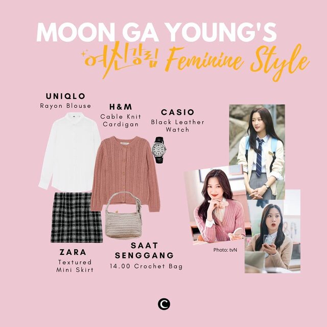 Selain Cha Eun Woo, diam-diam transformasi @m_kayoung di drama True Beauty juga menyihir para penonton, nih. Nggak heran gaya makeup dan fashion Moon Ga Young a.k.a Im Ju Kyung yang feminin di drama ini banyak dibicarakan. Cek paduan berikut untuk contek gayanya, yuk. Psst, wajib memasukkan cardigan/outer sebagai aksen, ya.
β.
βπ·Β @tvndrama.official
β#ClozetteID #ClozetteXCoolJapan #ClozetteIDCoolJapan #TrueBeautyFashion #MoonGaYoung #MoonGaYoungFashion #TrueBeautyDrama #TrueBeauty #KDramaFashion #KFashion #KoreanDramaFashion