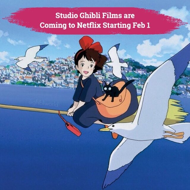 February is going to be soooo awesome because Netflix bring 21 Studio Ghibli Films starting February 1st!✨✨.📷 @netflixid @ghibli.movies#ClozetteID #ClozetteXCoolJapan #ClozetteIDCoolJapan
