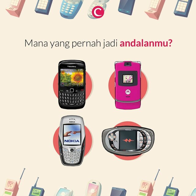 Calling all 90s kid! Nostalgia, yuk? Ponsel mana, sih, yang pernah kamu gunakan dan menjadi andalanmu dulu? Tulis jawabannya di kolom komentar ya, Clozetters! #ClozetteID