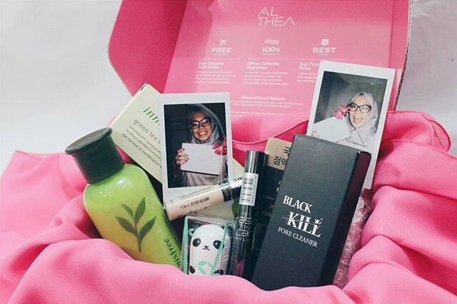 Finally, got a chance to unboxing my pink box from Althea Korea! 💖.#AltheaKorea #AltheaID #ClozetteID