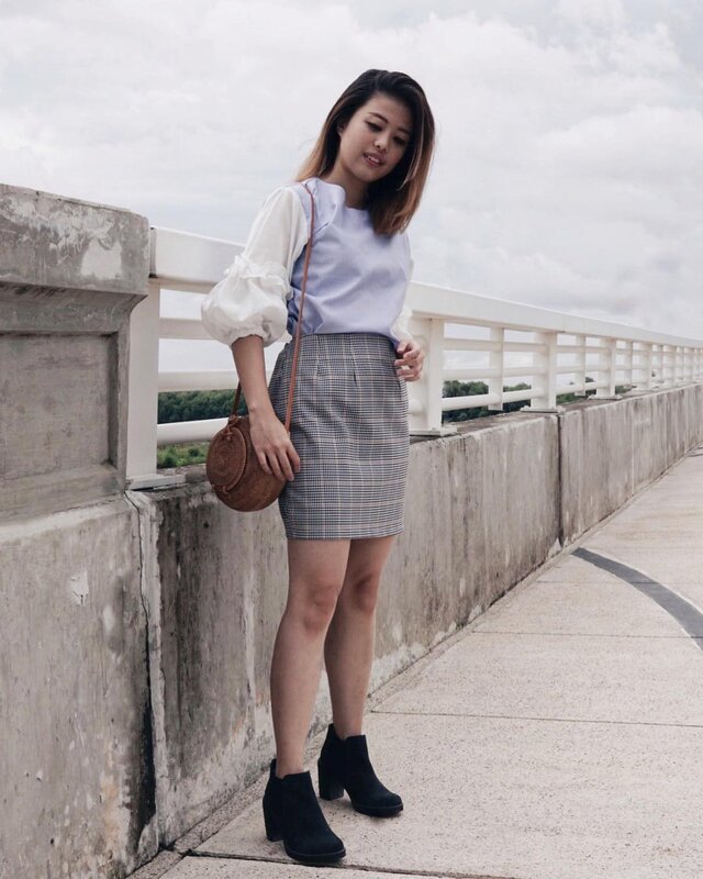 long weekend ready in @shopataleen’s top, @mv.picks’ rattan bag & @wandapandaid ‘s boots❤️✨ • have a nice weekend luvs!