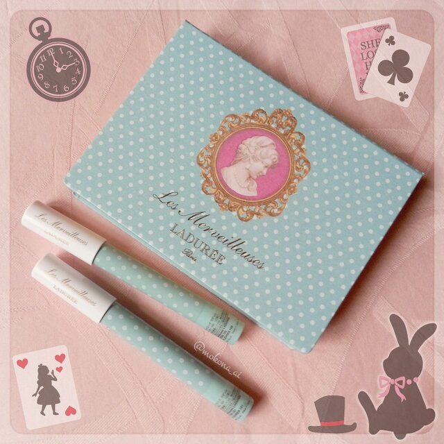 Spring 2014 edition Ladurée Makeup plette 101 ✖ Lip Crayon 101 & 102
