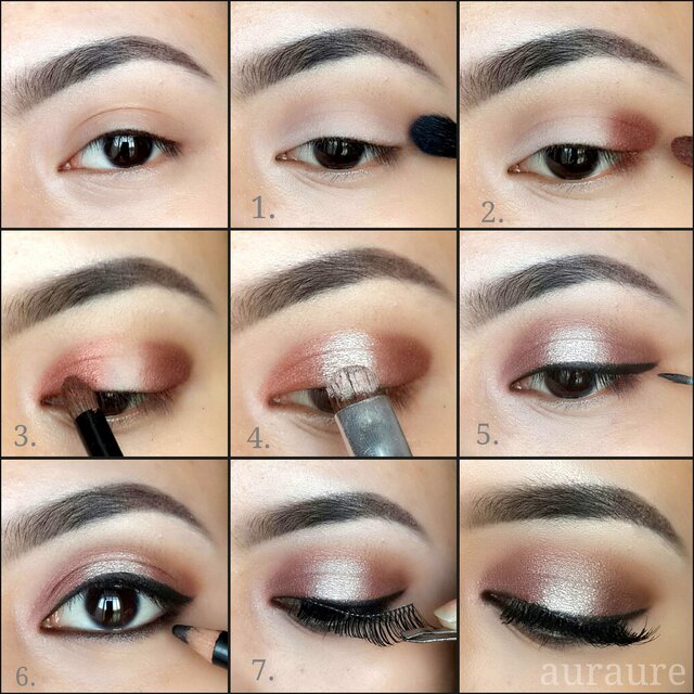 Soft Glamourous eye makeup tutorial. Aku aslinya pake Lorac Palette ( garnet, nude & taupe) tapi bisa disubstitute sama warna2 yg kamu suka. Ini simple tapi bikin mata brighter dan more alive. Semoga ini membantu yaahh :)