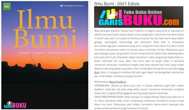 Ilmu Bumi Jilid 1 Edisi 4 • Buku Ilmu Bumi By Edward J.Tarbuck ...